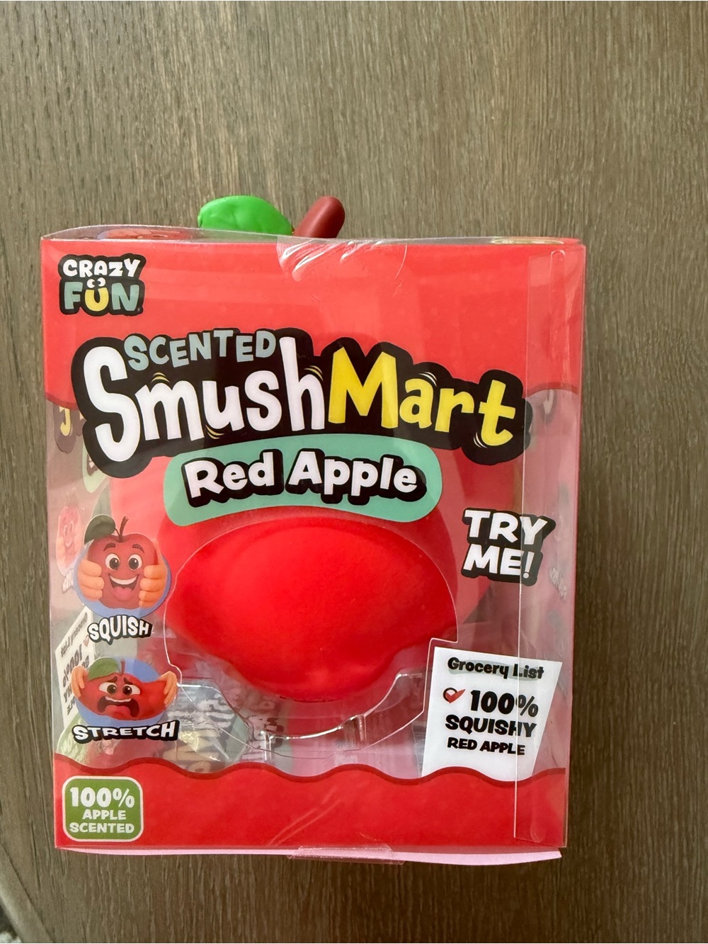 NWT Viral Scented Smushmart Red Apple squishy